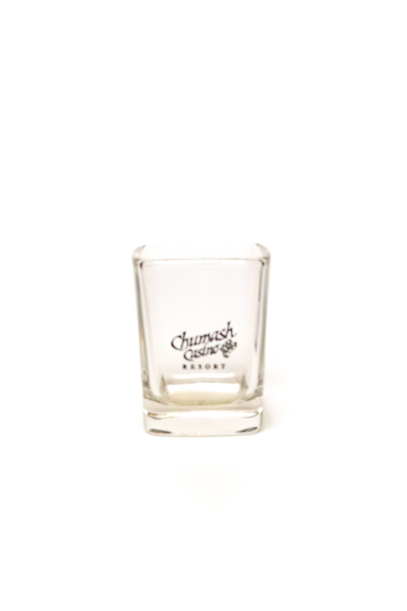 Chumash Casino shot glass from the collection