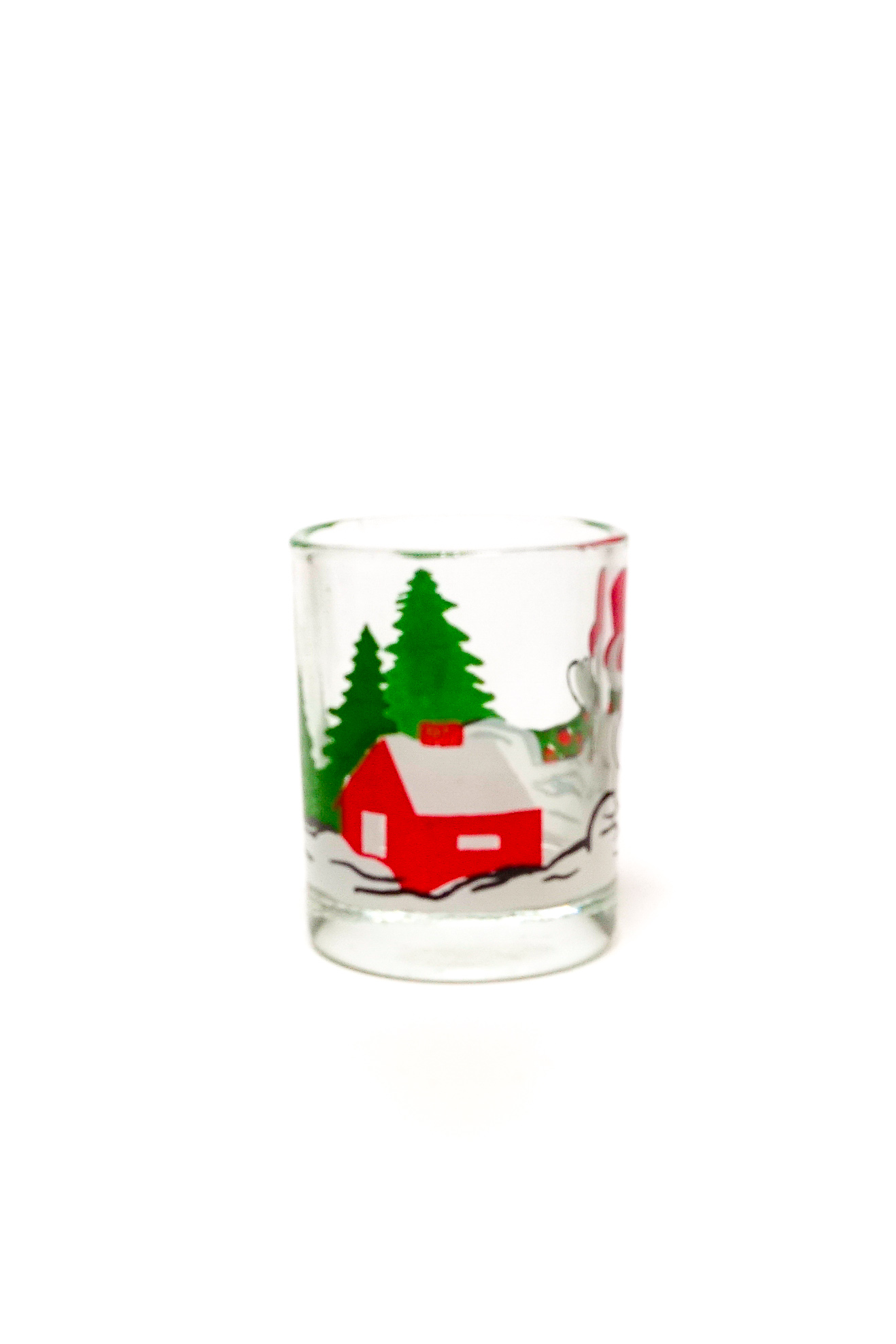 Merry Christmas shot glass from the collection