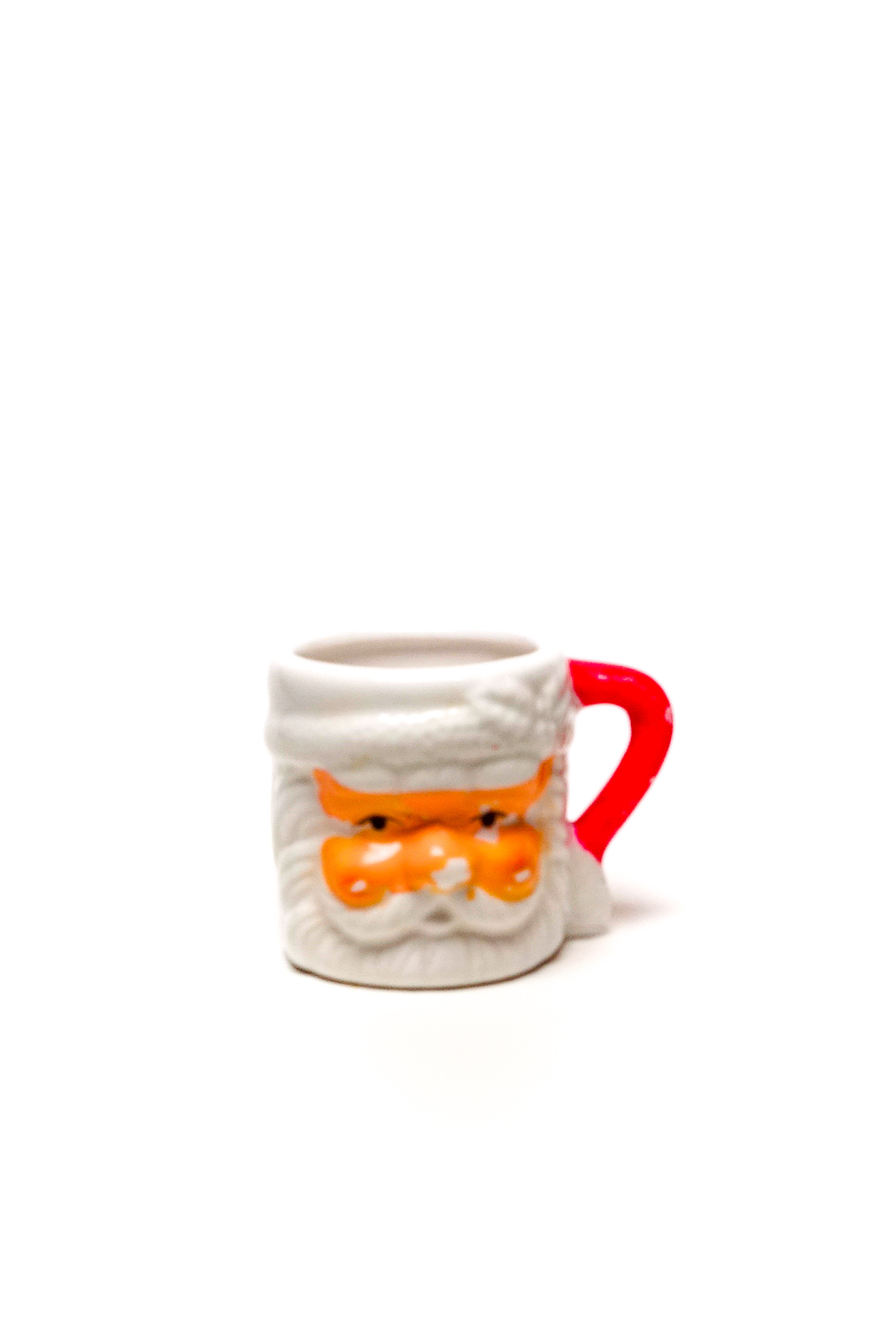 Santa face shot glass from the collection