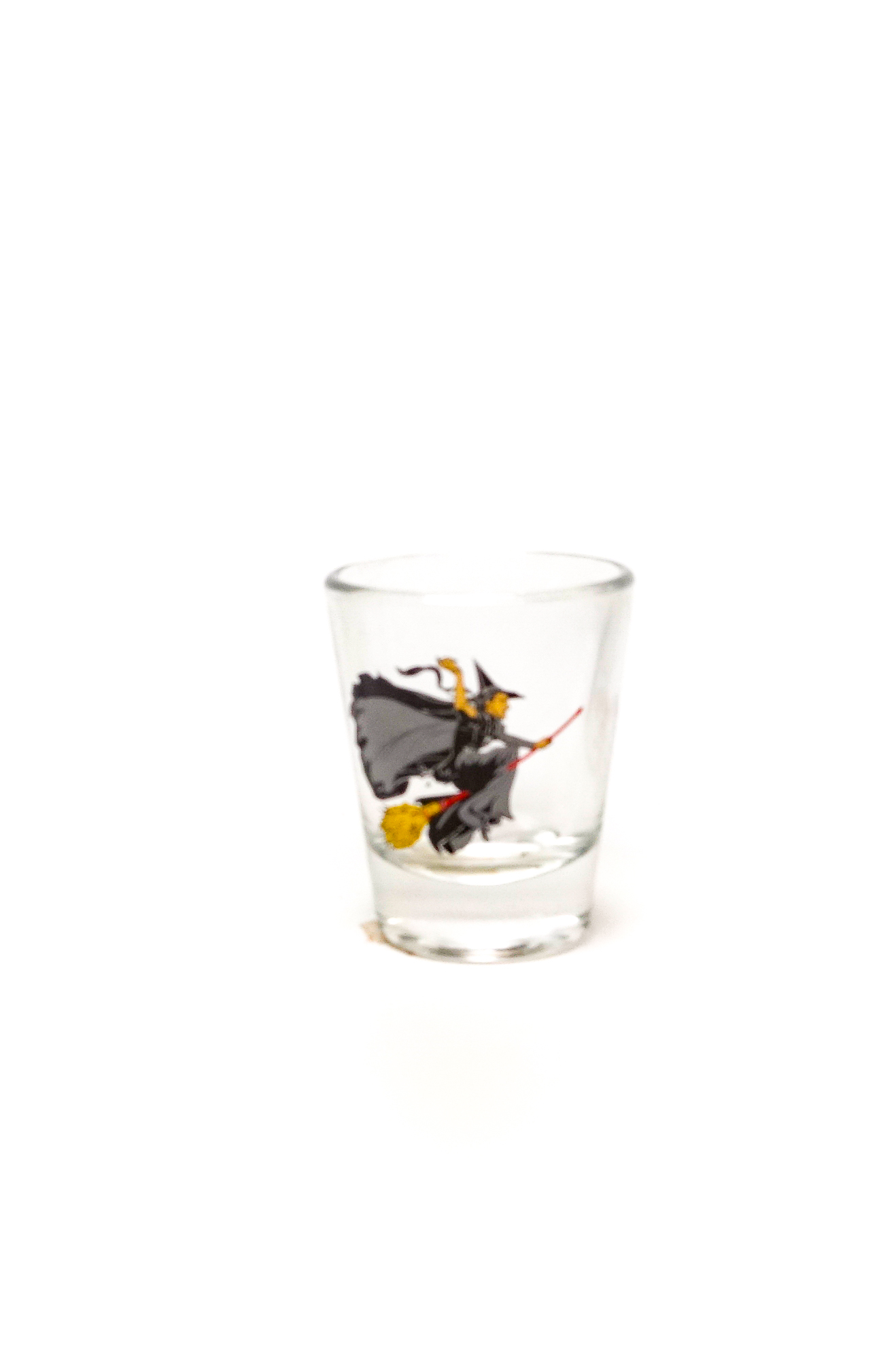 Witch themed holiday shot glass from the collection