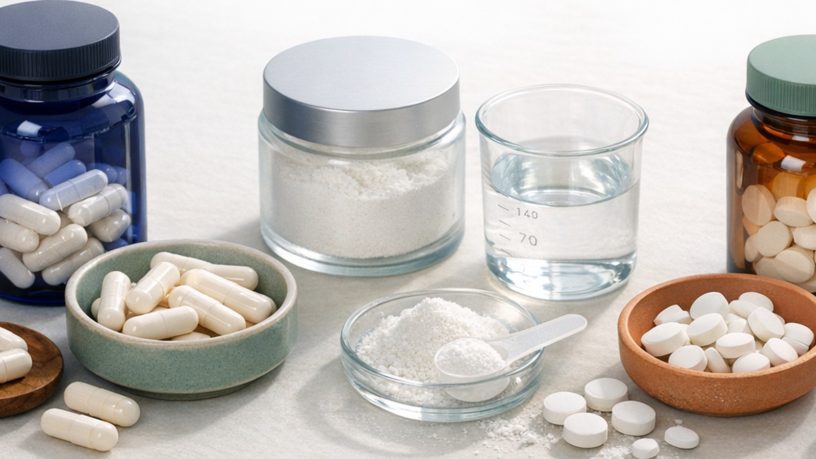 Editorial comparison image for magnesium glycinate, threonate, and citrate forms